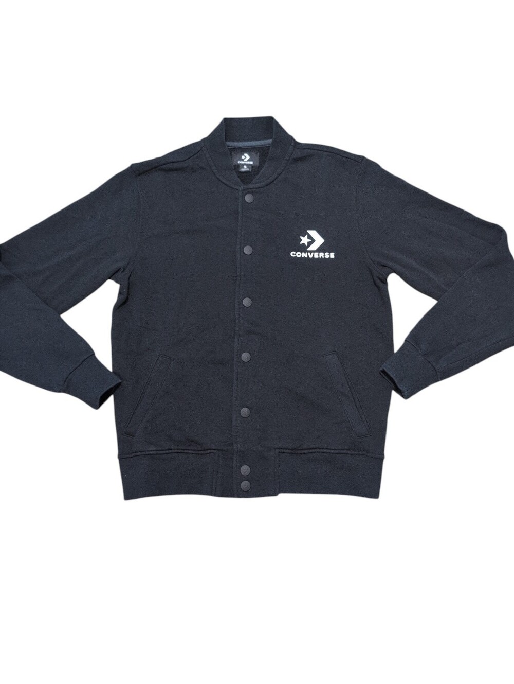 Converse Varsity Bomber Jacket Button Up Classic Men's Size Small